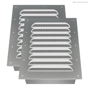 Customized Shipping Container Ventilation Big Air Louvered Gable Vents for Preventing Condensation Overheating