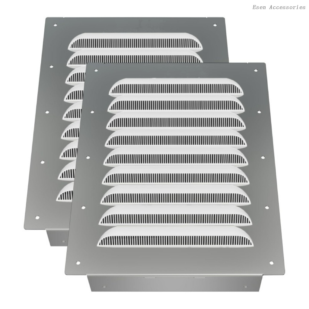 Customized Shipping Container Ventilation Big Air Louvered Gable Vents for Preventing Condensation Overheating