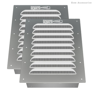 Customized Shipping Container Ventilation Big Air Louvered Gable Vents for Preventing Condensation Overheating