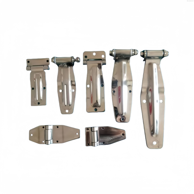 Large Stainless Steel Polished Truck Container Door Hinges for Refrigerated Truck