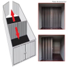 Container With Partition System Heavy Duty Removable Steel Divider Walls for 20ft/40ft Units