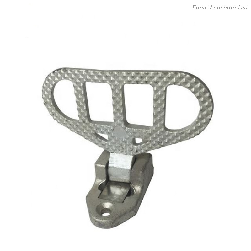 Heavy Duty Casting Steel Non-slip Shipping Container Folding Step for Truck Trailer