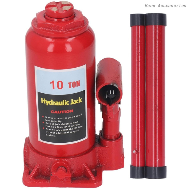 Heavy Duty Steel Container Quick Lifting System Hydraulic Bottle Jack Load 10Tons