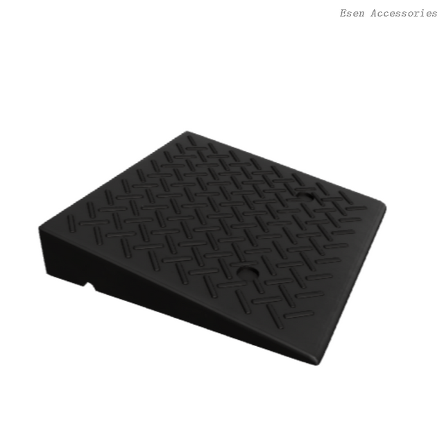 1 Ton Capacity Portable Container Threshold Ramp Light Duty Non-Slip Plastic Rubber Shipping Container Ramps