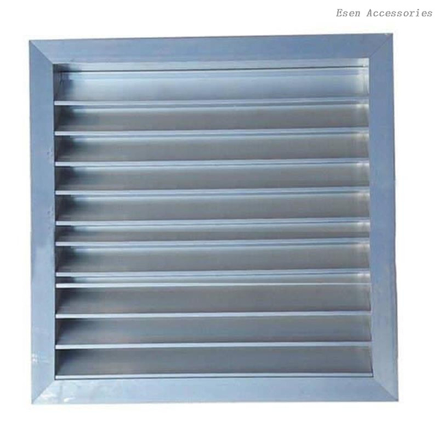 Durable Rectangle Aluminum Customized Container Ventilation System Shipping Container Fixed Louvers Vents
