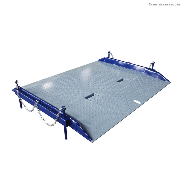 Heavy Duty Steel Container Truck Loading Dock Plate Ramps Forklift Dock board for Warehouse