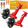 Premium Container Fittings Heavy-Duty Moving 8-Lug Wheel & Axle Kit for Shipping Container Transport