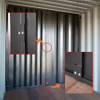 Container With Partition System Heavy Duty Removable Steel Divider Walls for 20ft/40ft Units