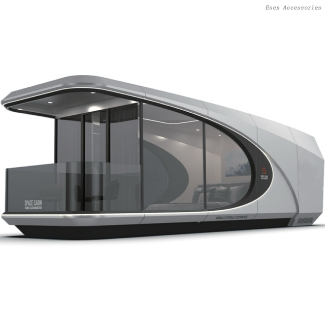 Mobile Tourist Resort Cabin Prefab Tiny Modular Pod Container Home Space Capsule House 