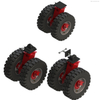 ISO Heavy Duty Double Wheel Solid Rubber Shipping Container Casters Wheels 