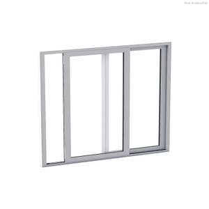 Aluminum Prefab House Window Shipping Container Single or Double Glazed Sliding Window