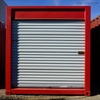Heavy Duty Roller Shutter Door Steel Manual Self Storage Shipping Container Roll-Up Door Kit