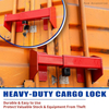 Adjustable Heavy Duty Steel Shipping Container &Semi Trailers Cargo Door Lock Container Parts Accessories