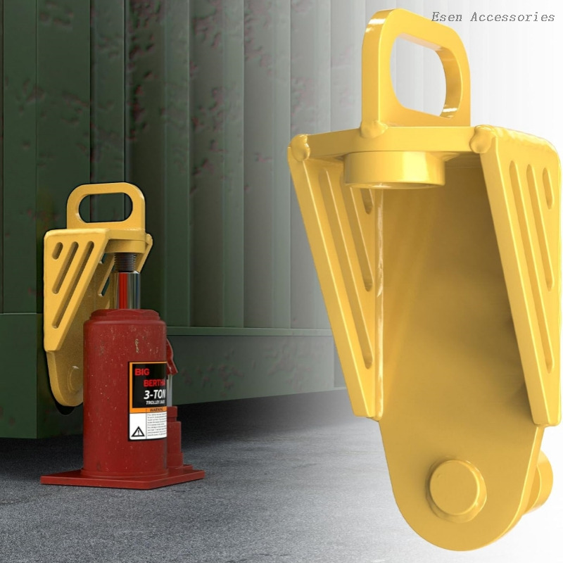 Heavy Duty Shipping Container Jack Lug Container Booster Lifter Parts Jack Leveling Attachment