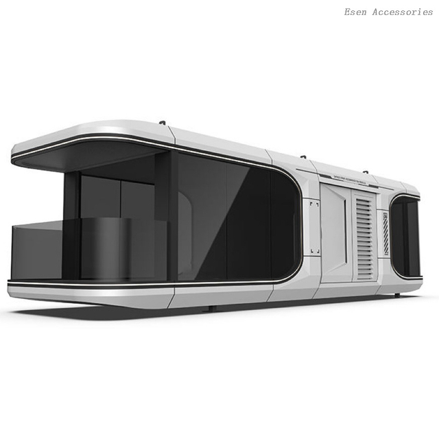 Modern Space Capsule Modular Container House Luxury Mobile 2 Bedroom Prefab Tiny Container Homes for Hotel