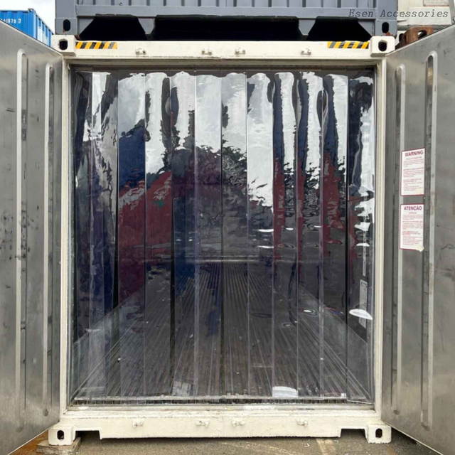 Customizable OEM Reefer Container PVC Strip Curtain Cold Resistant Insulation Curtain for Cold Chain Transport 