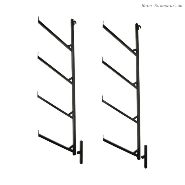 Easy to Install No Drilling Shipping Container Wall Mount 4 Tier Pipe Storage Racking Bracket