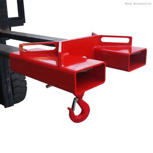 Forklift Attachment 6600LBS Capacity Fork Mounted Swivel Lifter Forklift Mobile Crane Lifting Hook OEM/ODM