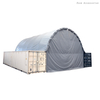 20ft 40ft Steel Frame PVC Industrial Container Cover Roof Canopy Waterproof Storage Shed Tent for Shipping Container