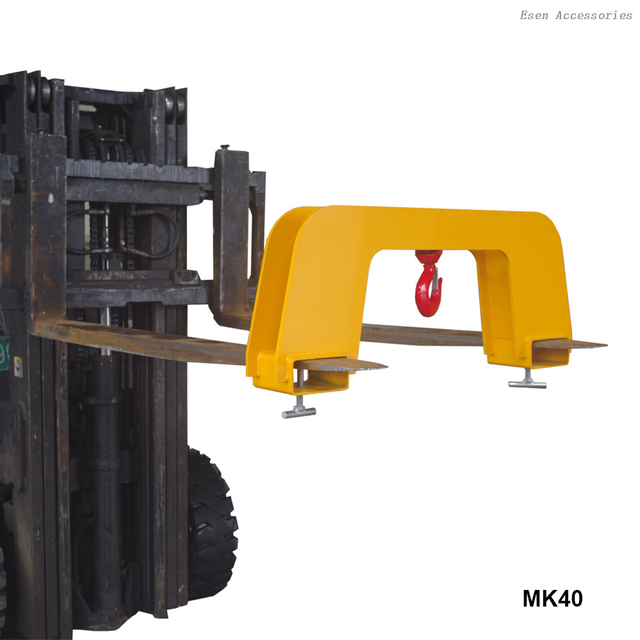 Forklift Crane Lifting Beam Attachment 1T 2.5T 4T 5T Fork Mounted Hoist Hook for Material Lifting