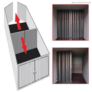 Heavy Duty No Welding Shipping Container Internal Partition Wall Removable Steel Container Divider Wall for Custom Space