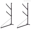 Easy Installation Steel Shipping Container Hanging Storage Pipe Rack Bracket with Work Bench