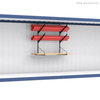 Easy Installation Steel Shipping Container Hanging Storage Pipe Rack Bracket with Work Bench