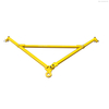 35 Ton Foldable Shipping Container Movement Forklift Yoke ISO Triangular Tow Bar Kit for Yard Container Moving