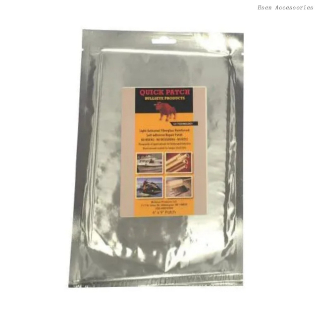 UV Light Activated Fiberglass Reinforced Container Quick Patch Self-adhesive Permanent Repair Patch for Container Hole