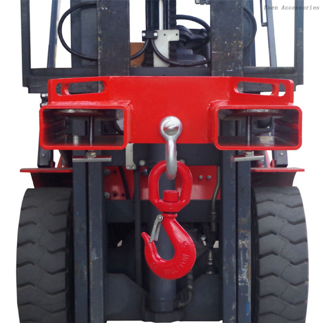 Forklift Attachment 6600LBS Capacity Fork Mounted Swivel Lifter Forklift Mobile Crane Lifting Hook OEM/ODM