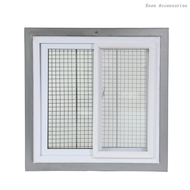 Popular Modern Customized Aluminium Shipping Container Anti-theft Sliding Window with Security Grill 
