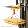 Forklift Crane Lifting Beam Attachment 1T 2.5T 4T 5T Fork Mounted Hoist Hook for Material Lifting