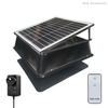 Efficiency Silent 40W DC Motor 14 Inch Solar Roof Ventilation Exhaust Fan for RV Car Attic Warehouse Garage Ventilation