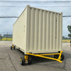 35 Ton Foldable Shipping Container Movement Forklift Yoke ISO Triangular Tow Bar Kit for Yard Container Moving