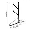 Easy Installation Steel Shipping Container Hanging Storage Pipe Rack Bracket with Work Bench